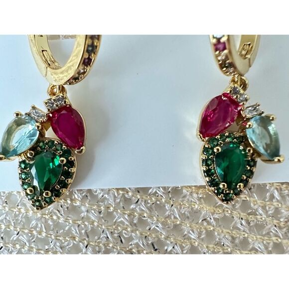 Kate Spade NEW earrings -  Light up the Room hoop dangle earrings - Picture 4 of 9